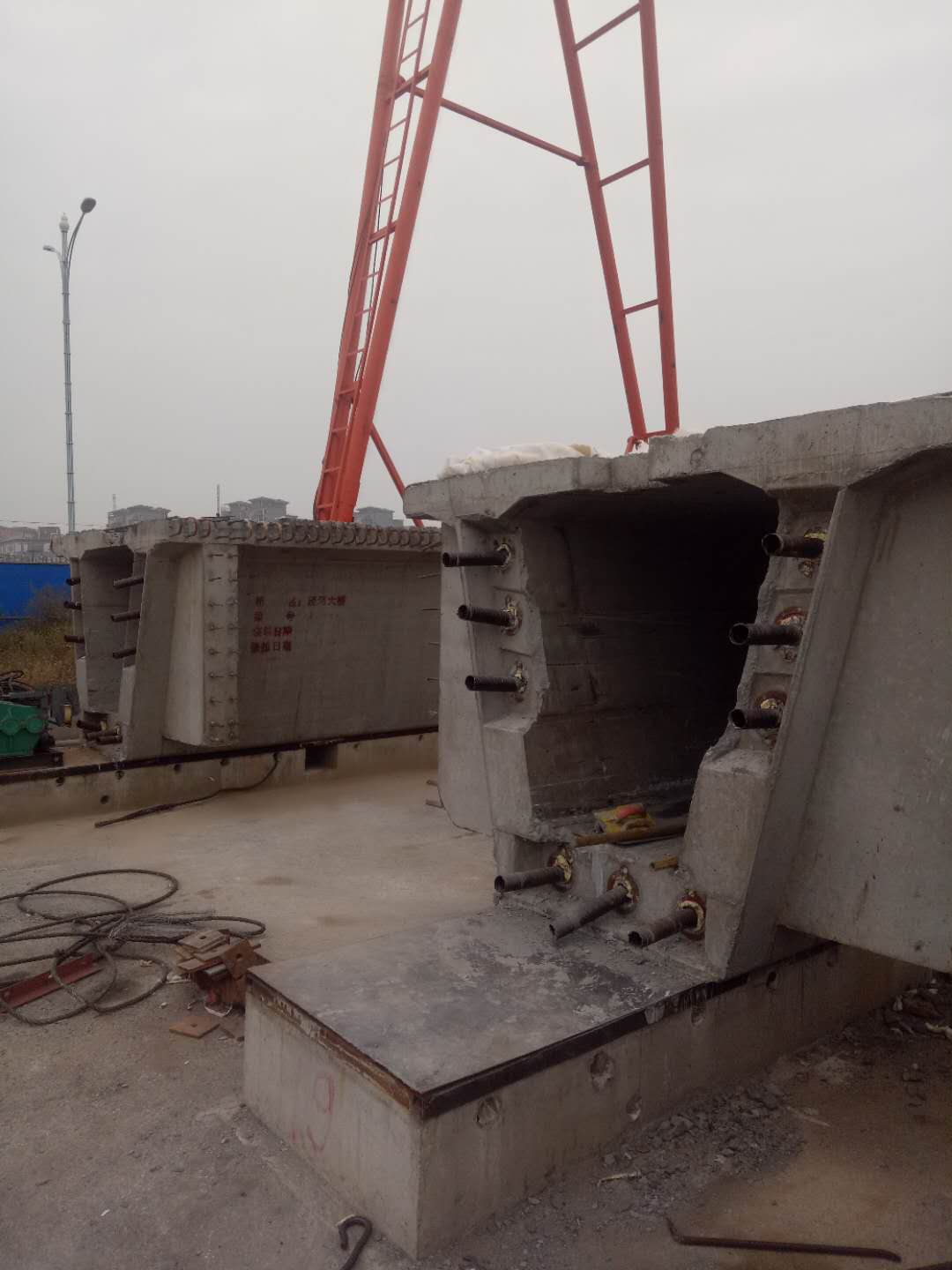 南京十建泾河正阳大道桥梁项目